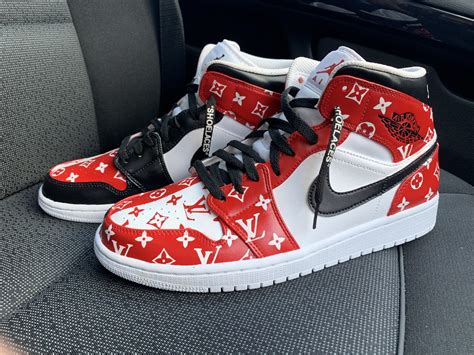 custom louis vuitton jordan 1.